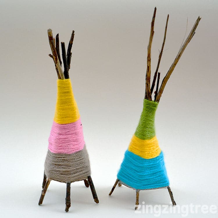 Yarn Teepee Craft