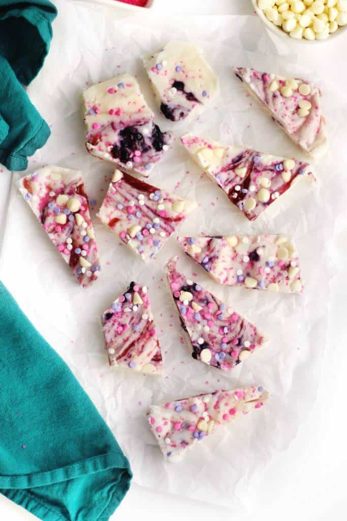 Greek Yogurt Unicorn Bark