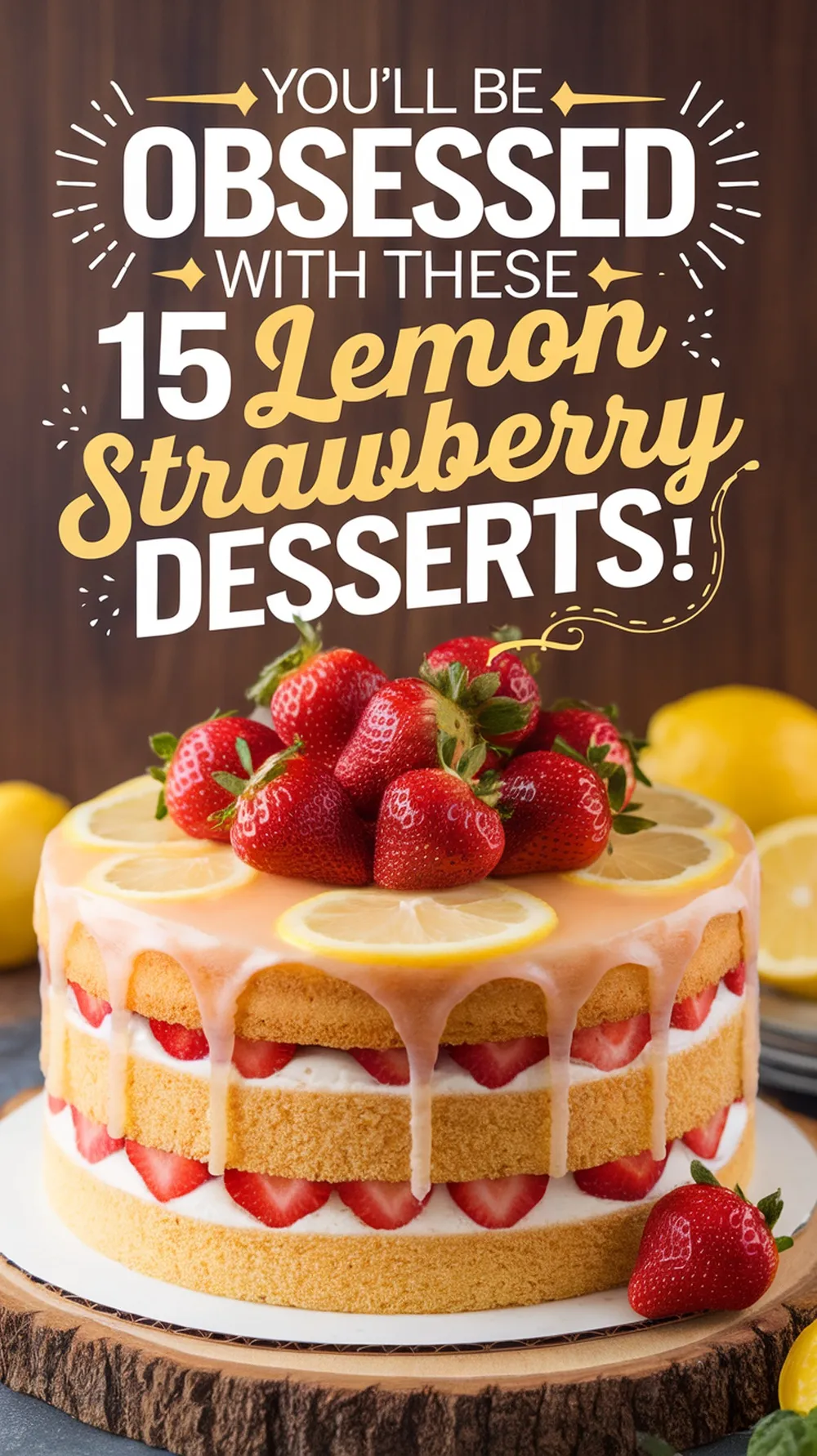 Discover the perfect blend of sweet and tangy with these lemon strawberry dessert recipes! From pies to parfaits, these treats are ideal for spring and summer celebrations. 🌸🍰 #LemonStrawberryDesserts #SweetTreats #BakingInspo #DessertIdeas #SeasonalFlavors