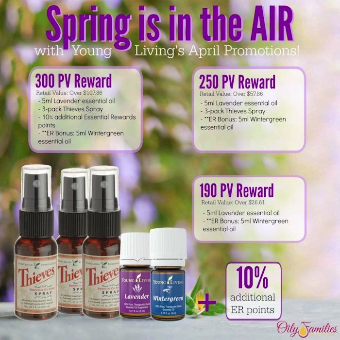 Spend a certain PV each month and Young Living sends a gift with your order