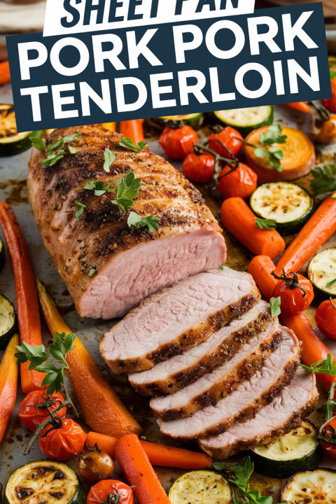 Sheet Pan Magic – Pork Tenderloin with Roasted Veggies You’ll Love! ??? Say goodbye to dinner stress! This one pan meal delivers tender pork, perfectly roasted veggies, and easy cleanup. A weeknight winner every time! ?
