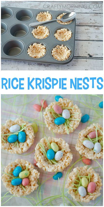 Easter Treats | Desserts | Rice Krispie Nests | Kid