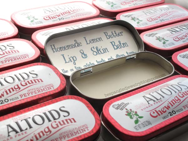 Altoid Tin:  Turn them into skin balm tins