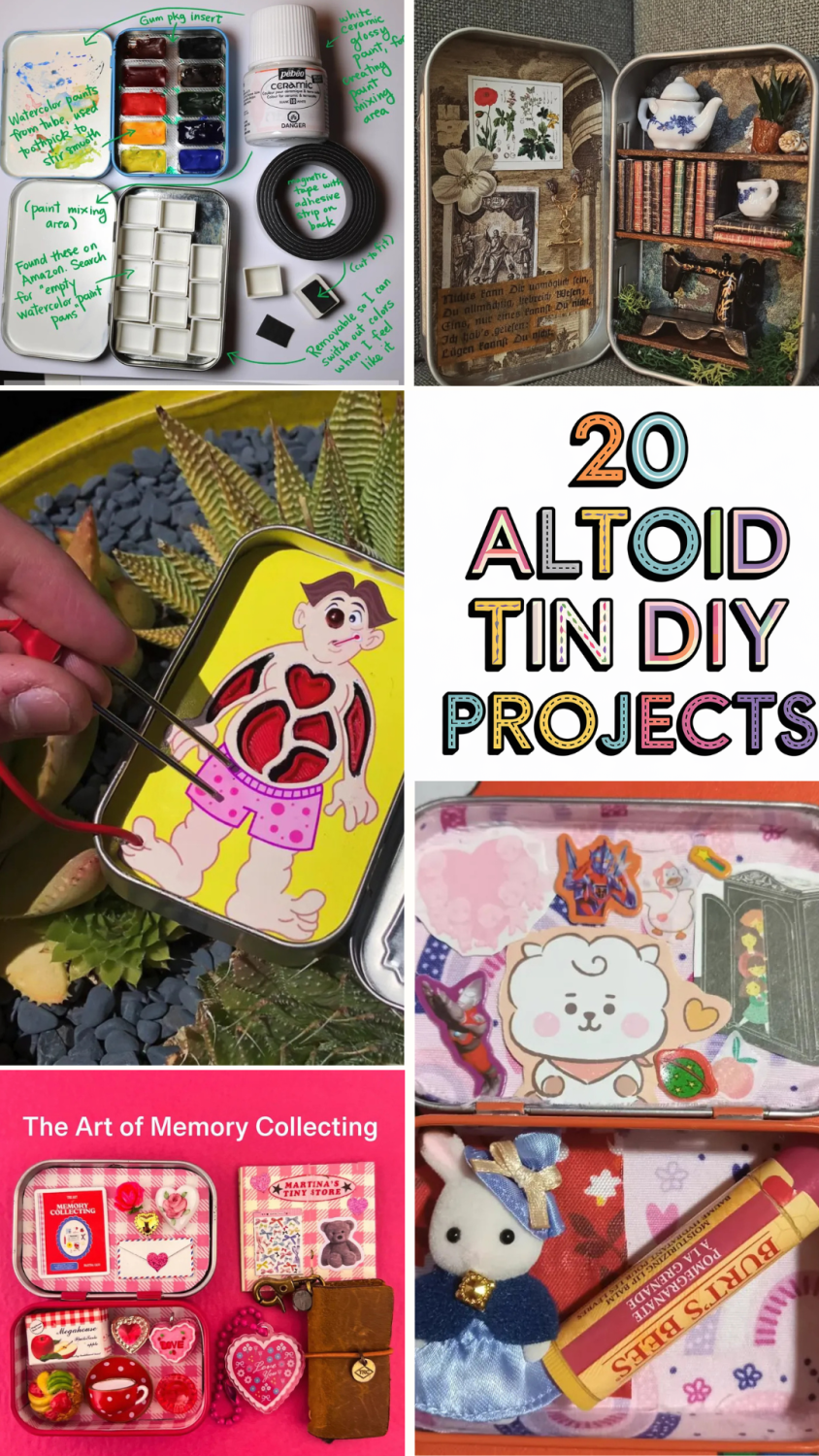 ?✨ 20+ Altoid Tin DIY Ideas for Creative Upcycling Give your empty Altoid tins a second life with these fun and practical DIY projects! From mini first-aid kits to personalized gifts, these ideas are perfect for crafty inspiration. ?️? #DIYProjects #UpcyclingIdeas #CraftInspo #AltoidTinDIYs #CreativeCrafts
