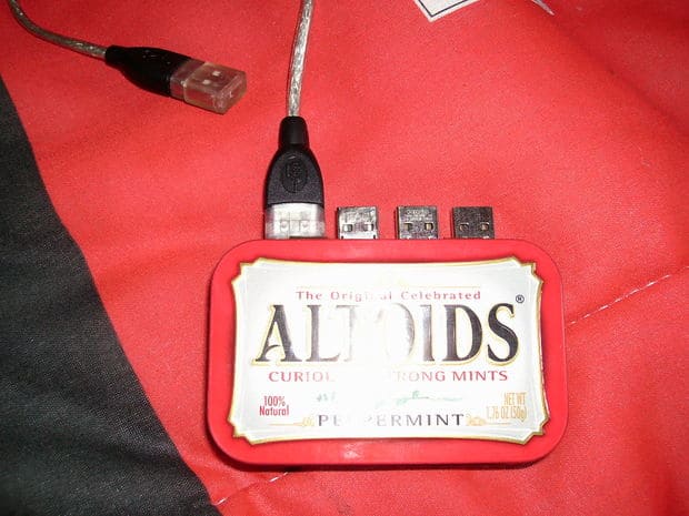 Altoid Tin: Make a USB drive
