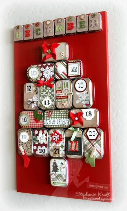 Altoid Tin: Make an advent calendar countdown