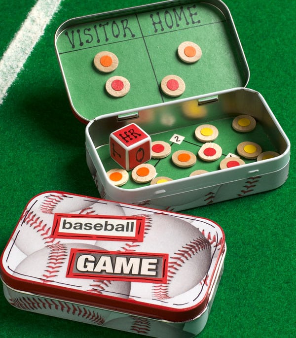 Altoid Tin Toys: Make a travel baseball game