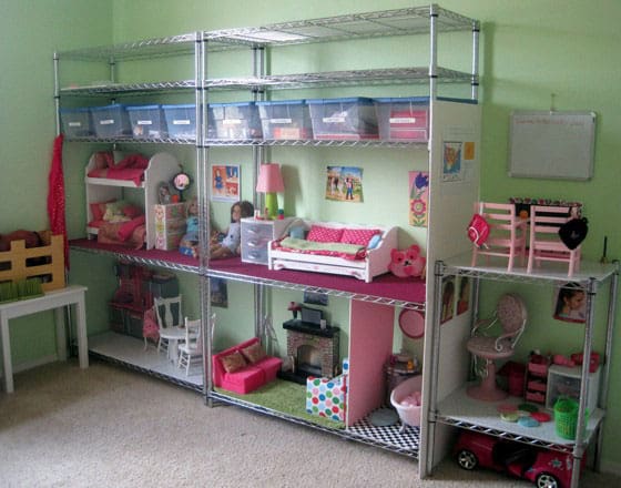 How to Make a Cheap Dollhouse for American Girl Dolls
