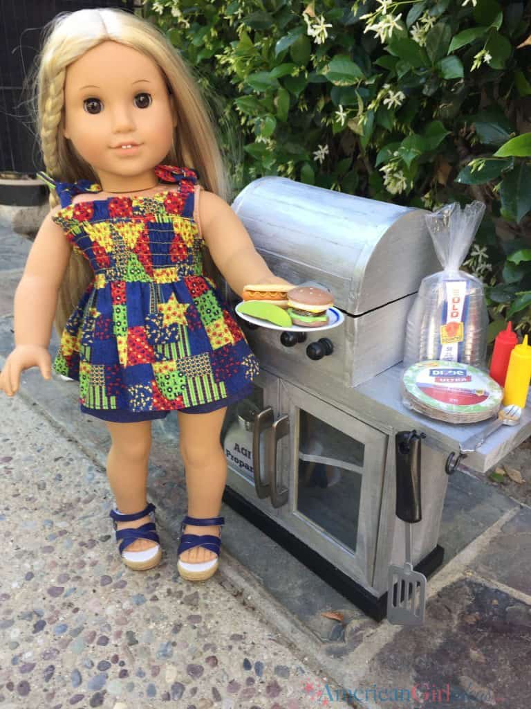 DIY American Girl Grill