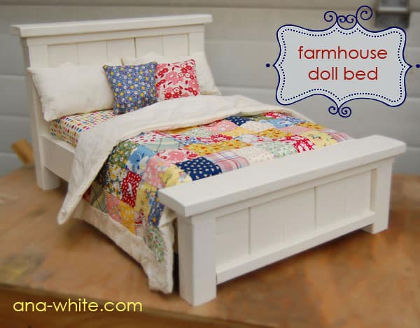 Doll Farmhouse Bed