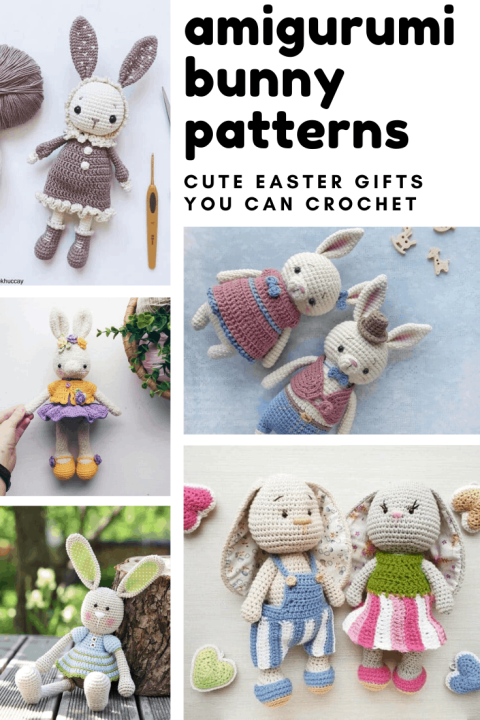 So many SWEET amigurumi bunny patterns that make wonderful handmade Easter gifts