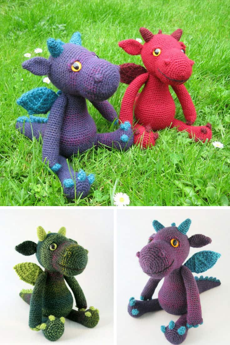 Cuddly Amigurumi Dragon