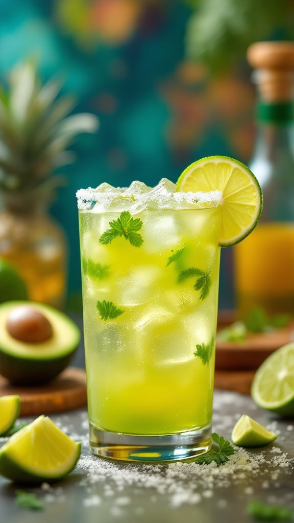 The Avocado Margarita is a delightful twist on the classic cocktail that combines creamy avocado with tangy lime and tequila. It’s smooth, refreshing, and offers a unique flavor profile that will surprise and please your guests. This drink is not only delicious but also simple to make, making it a perfect choice for your next gathering.