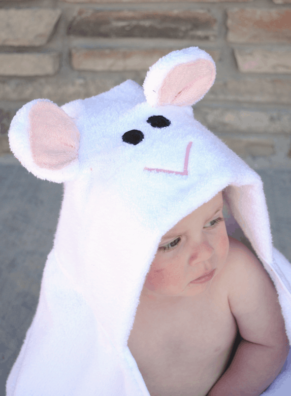 Lamb Hooded Baby Towel