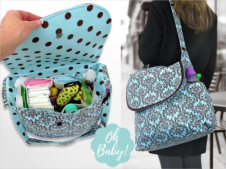 Big & Beautiful Diaper Bag Tutorial