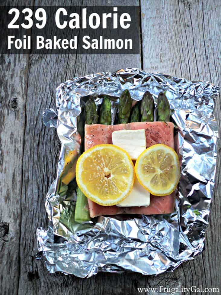 Foil Baked Salmon Recipe with Asparagus