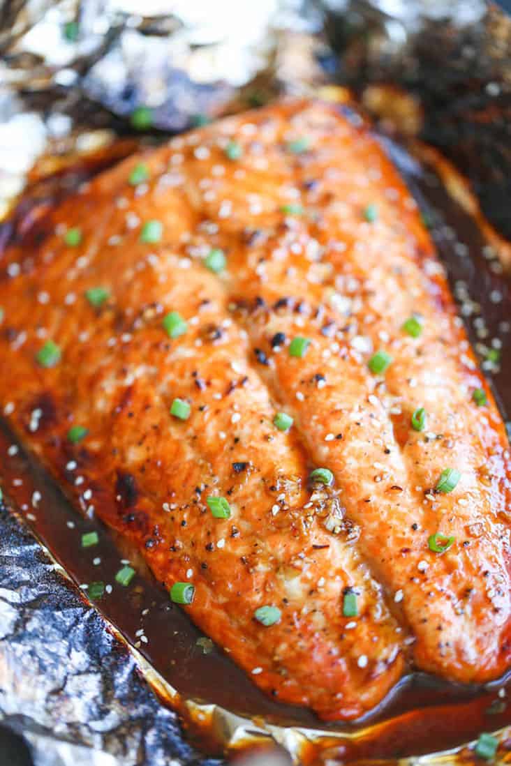 Asian Salmon in Foil