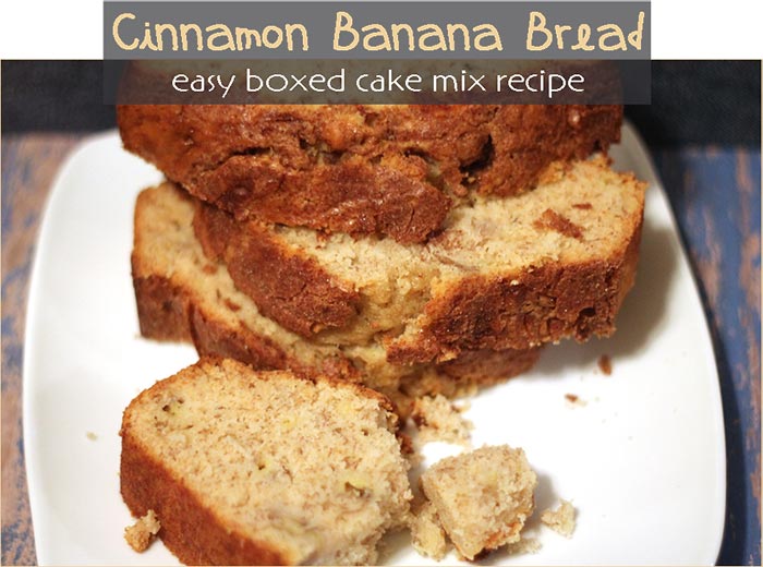 Cinnamon Banana Bread Cake Mix Recipe