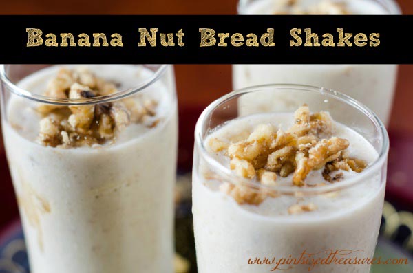 Banana Nut Bread Milkshakes