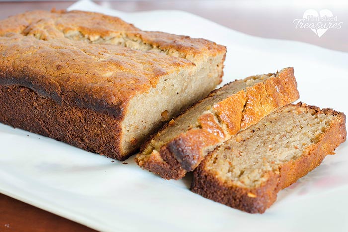 Gluten-free Banana Nut Peanut Butter Bread