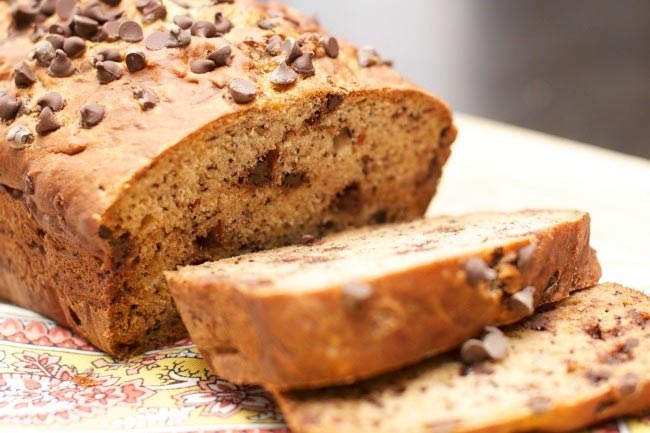 Easy Chocolate Chip Banana Bread