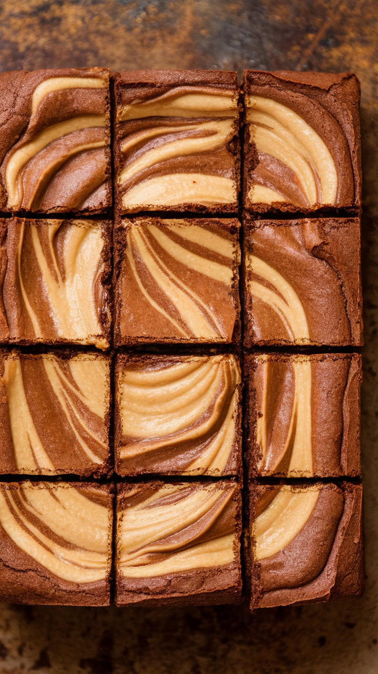 Biscoff brownies are a sweet treat that mixes rich chocolate with creamy Biscoff spread. These brownies not only look amazing with their swirled topping but also taste fantastic, making them a hit at any bake sale. Check out the full recipe for these delightful brownies here!