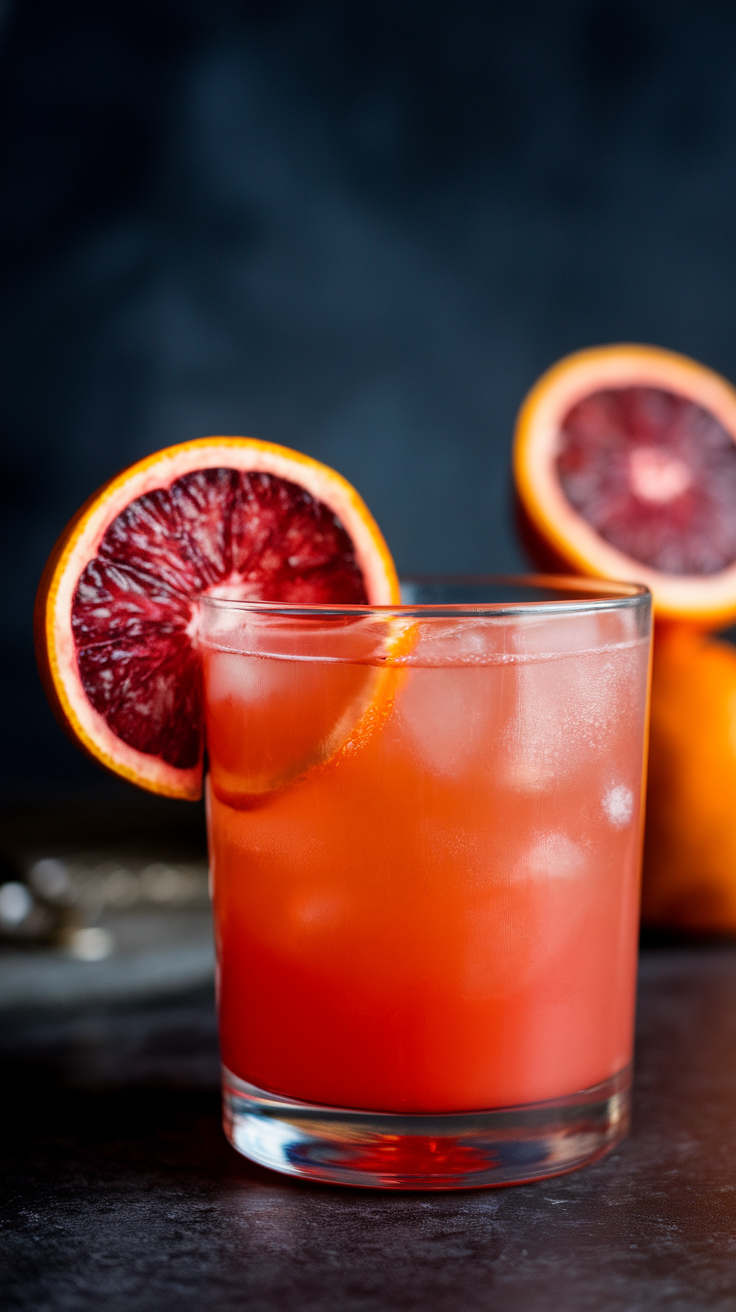 The Blood Orange Cosmopolitan is a vibrant twist on the classic cocktail. Its striking color and slightly tart flavor come from the use of fresh blood orange juice, which adds a unique and refreshing twist. This drink is not only visually appealing but also simple to mix up at home, making it perfect for casual gatherings or a cozy night in.