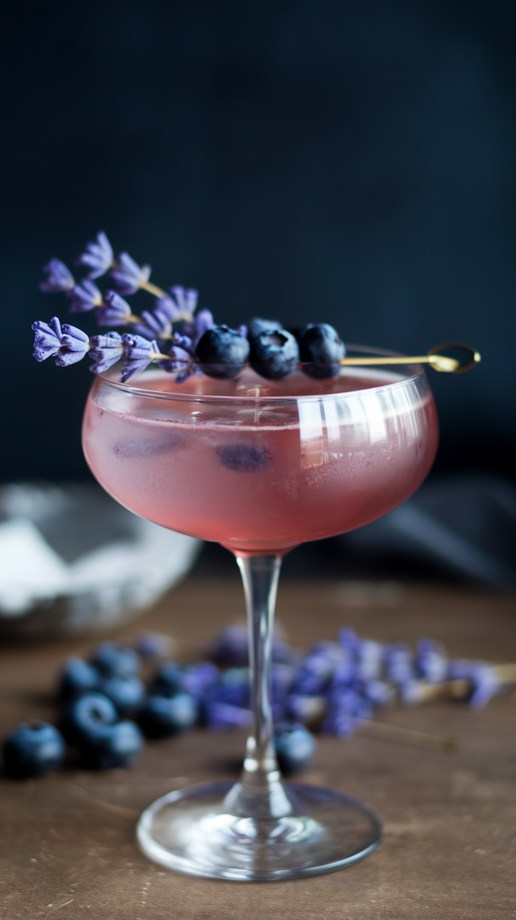 The Blueberry Lavender Cosmopolitan is a delightful twist on the classic cocktail. It combines the tartness of blueberries with the subtle floral notes of lavender, creating a refreshing drink that’s both pretty and tasty. This cocktail is simple to make and perfect for any gathering, impressing your friends with its unique flavor profile.