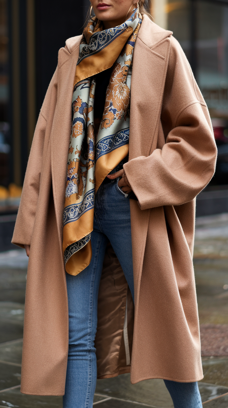 Oversized coats and jackets not only keep you warm but also give you that effortlessly chic boho look.