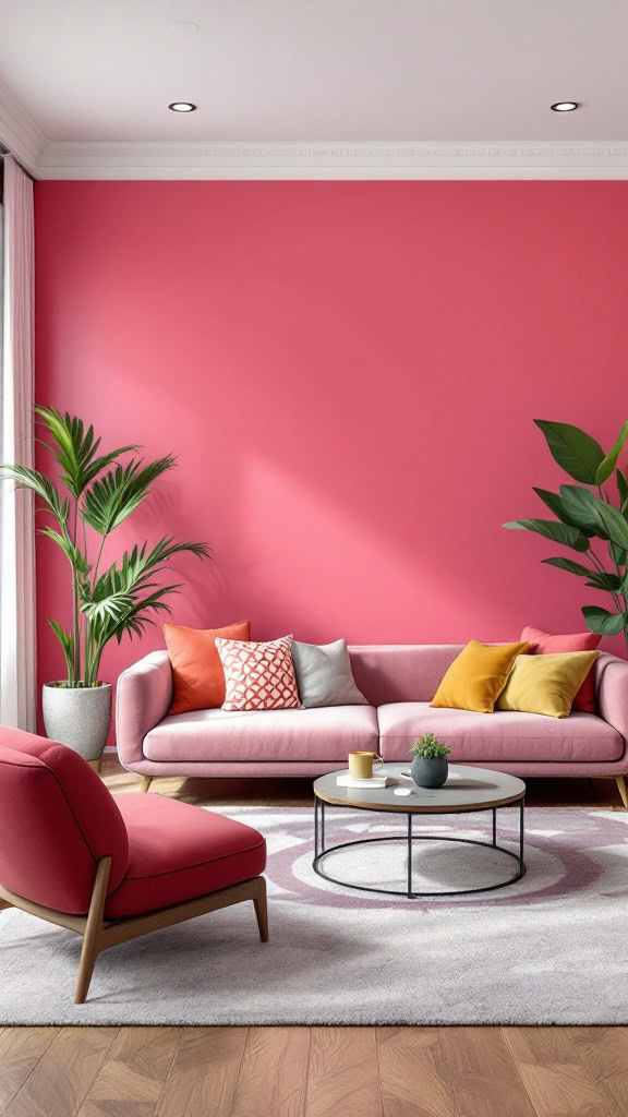 An accent wall is a game-changer. It’s an easy way to inject color and personality into your living room without overwhelming the space. Choose bold colors or patterns that complement your decor, and let the wall do all the talking.