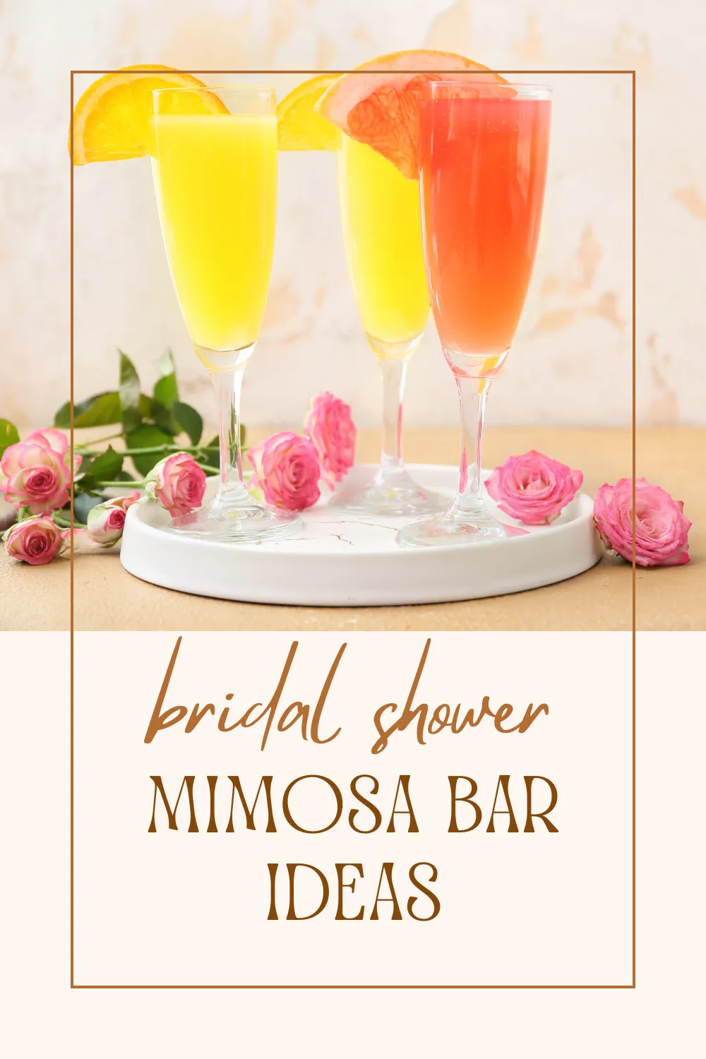 Planning a bridal shower? 🥂 These mimosa bar ideas are bubbly, beautiful, and so easy to recreate—perfect for celebrating the bride-to-be in style! #BridalShowerIdeas #MimosaBar #BridalBrunch