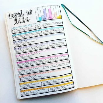 10 Ways to Track Your Level 10 Life in Your Bullet Journal