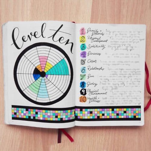 10 Ways to Track Your Level 10 Life in Your Bullet Journal