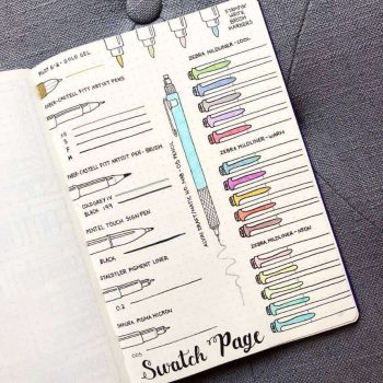 Bullet Journal Pen Test Spreads You'll Want to Try for Yourself!