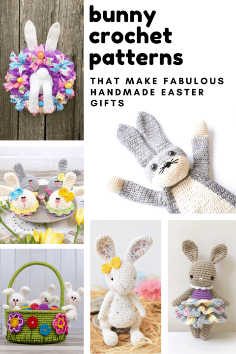 Loving these bunny crochet patterns! So many cute rabbits that will make wonderful handmade Easter gifts!