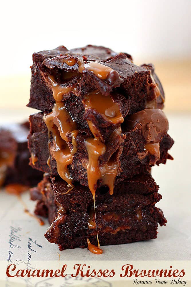 Caramel Kisses Brownies