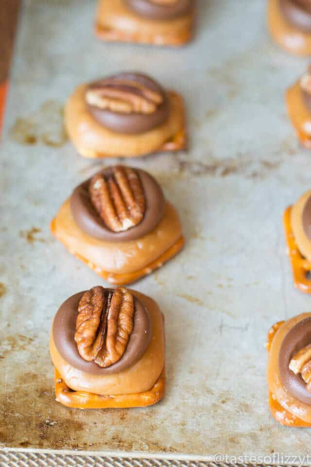 Caramel Pretzel Turtles