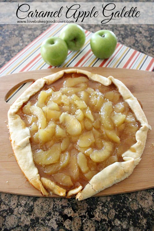 Caramel Apple Galette