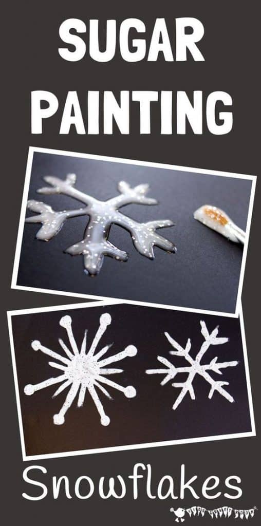 Sugar painting is so much FUN and had a BLAST making these snowflakes!
