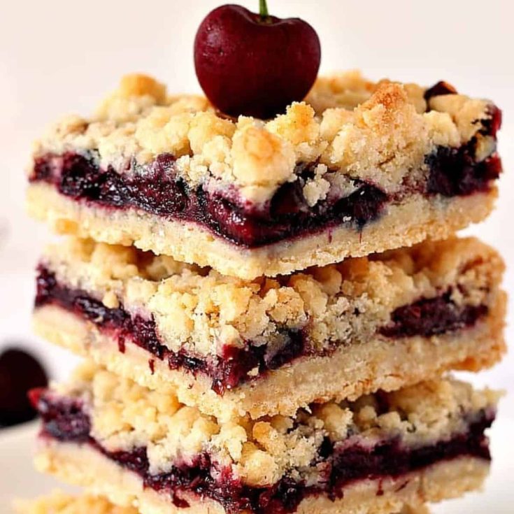 Image for Cherry Pie Crumb Bars Recipe