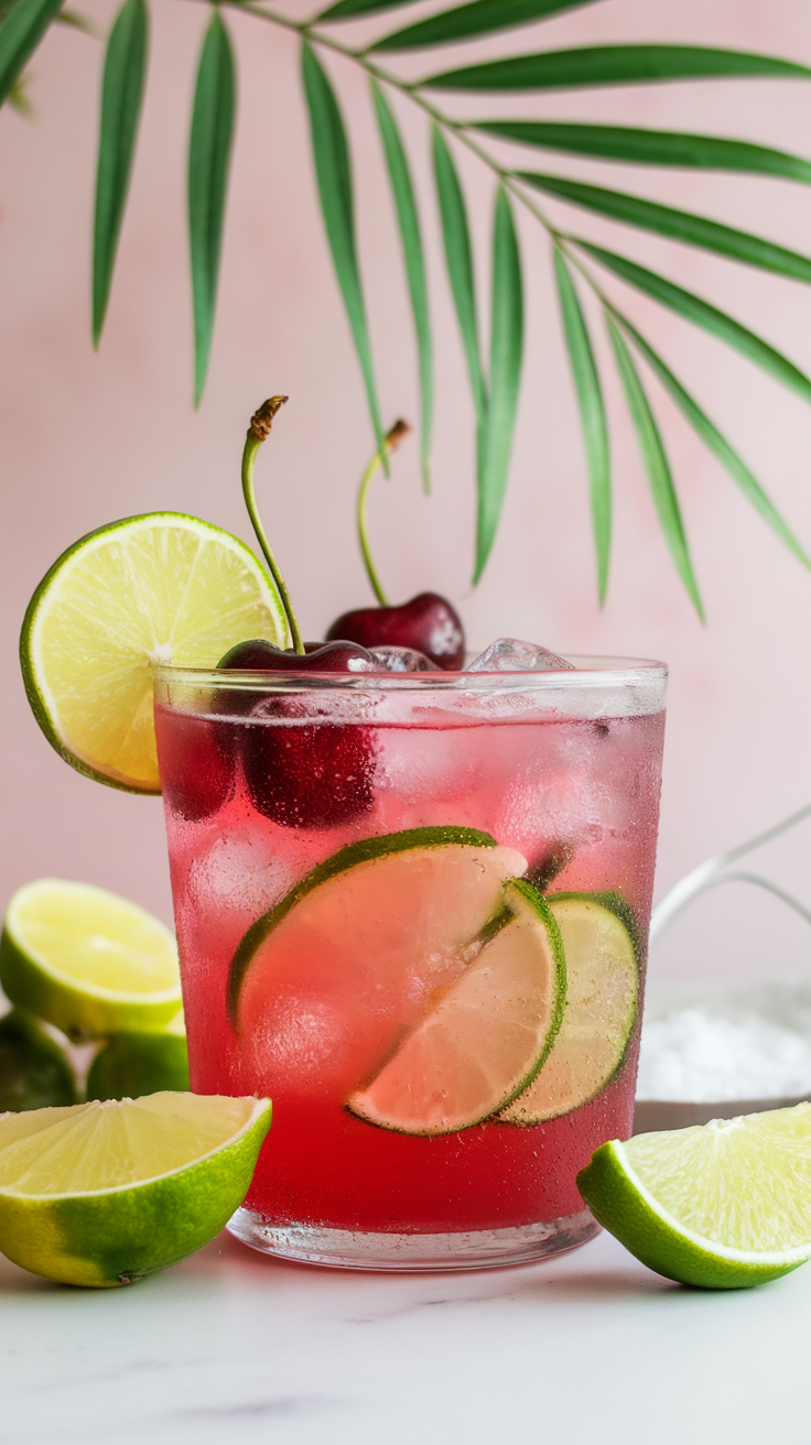 The Cherry Limeade Refresher is a delightful drink that combines the tartness of lime with the sweetness of cherries. This mocktail is not only refreshing but also simple to prepare, making it a perfect choice for any occasion.