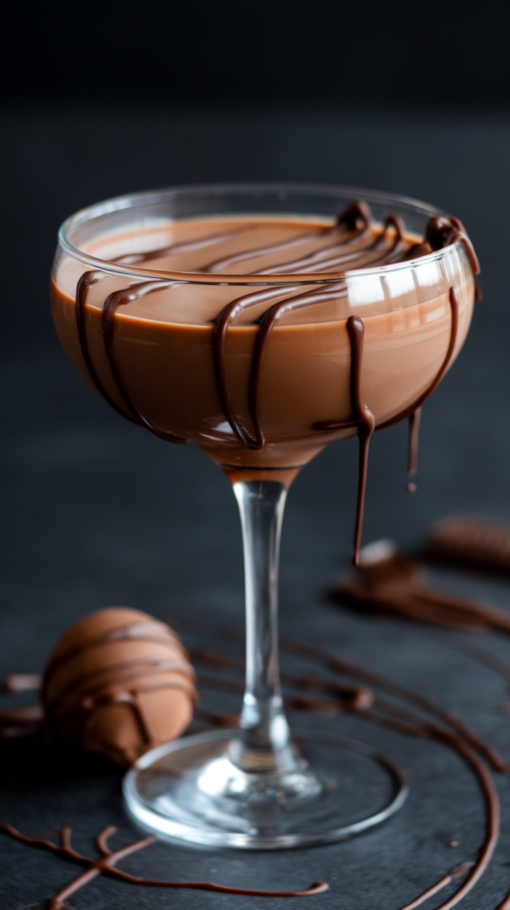 The Chocolate Martini is a delightful twist on the classic cocktail, combining the richness of chocolate with the smoothness of vodka. This drink is perfect for chocolate lovers, offering a sweet and creamy taste that satisfies dessert cravings.