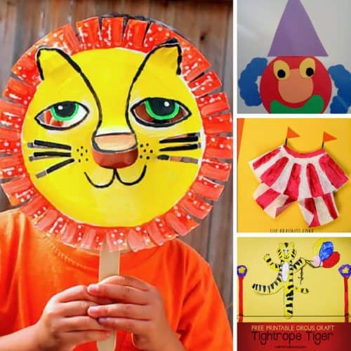 Brilliant! Circus Crafts Your Toddlers will LOVE!