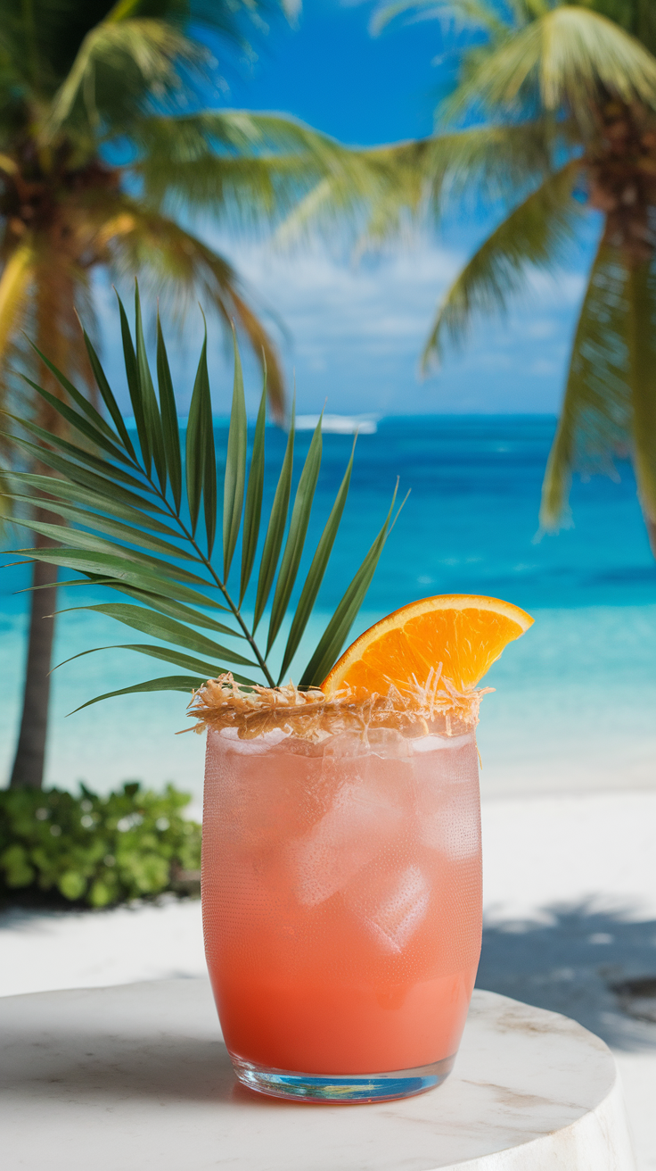 The Coconut Cosmopolitan is a tropical twist on the classic cosmopolitan. With its refreshing coconut flavor and a hint of citrus, this drink is perfect for sipping on a sunny day. It’s simple to make, so you can enjoy this beachy beverage with friends or relax at home.