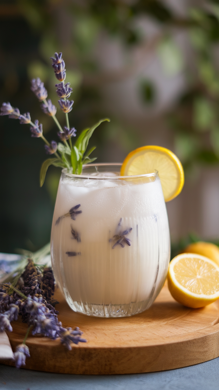 The Coconut Lavender Mocktail is a refreshing and aromatic drink, perfect for warm days. Its creamy coconut flavor pairs beautifully with the subtle floral notes of lavender, creating a delightful taste that is both soothing and invigorating.