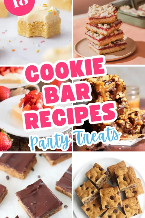 These cookie bar recipes are the perfect mix of chewy and delicious! Try these bite-size treats for a fun twist on classic cookies. ?✨ #SweetTreats #CookieRecipes #BiteSizeDesserts