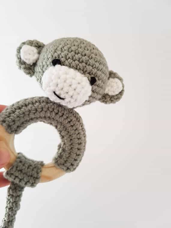 Cheeky Monkey Rattle Teether