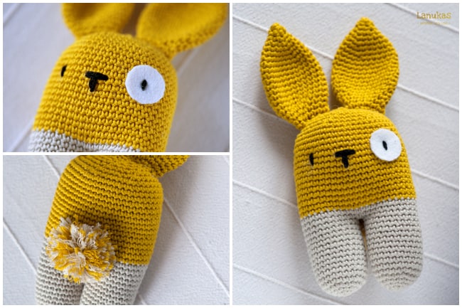 Two Legged Bunny Rattle