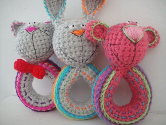 Crochet rattles