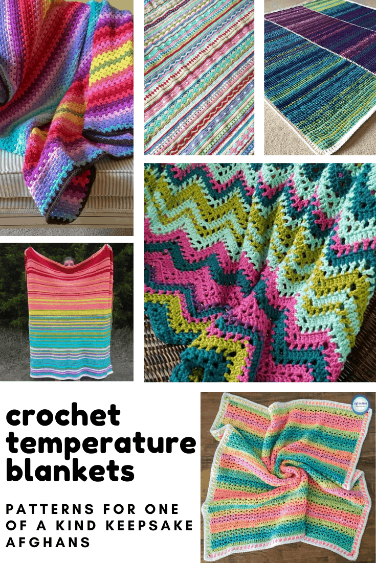 A crochet temperature blanket is a wonderful keepsake to make and a project that will last all year!